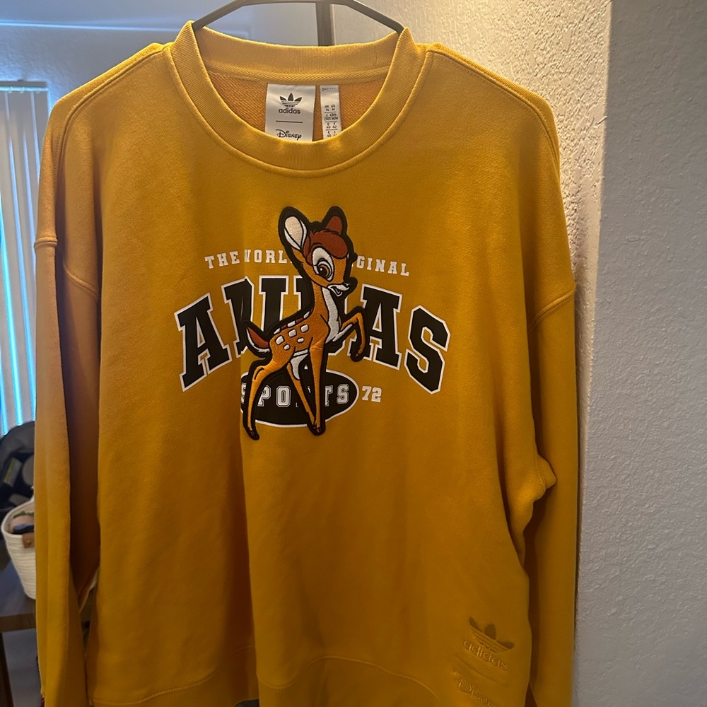 Adidas Disney Bambi Yellow Sweatshirt